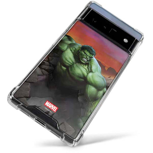 Marvel Enraged Hulk Google Pixel 6 Clear Case